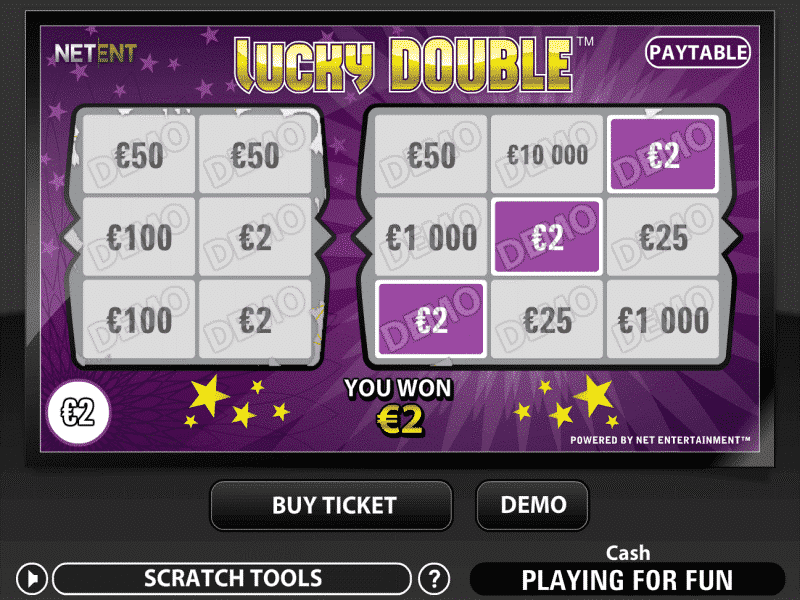 Lucky Double Grattage en ligne