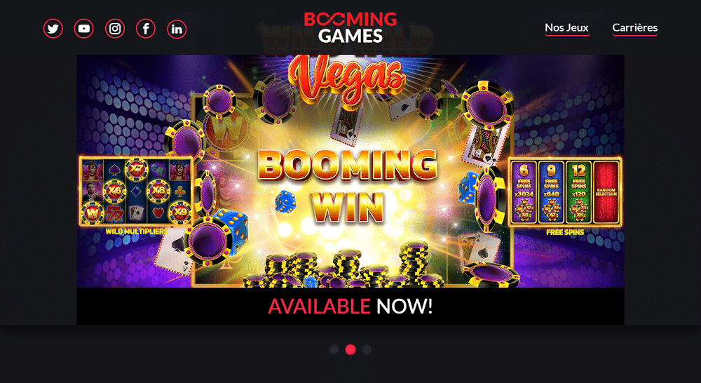 wild wild vegas de Booming games