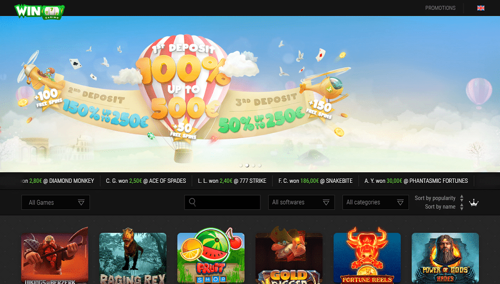 bonus bienvenue 1000 euros winoui casino