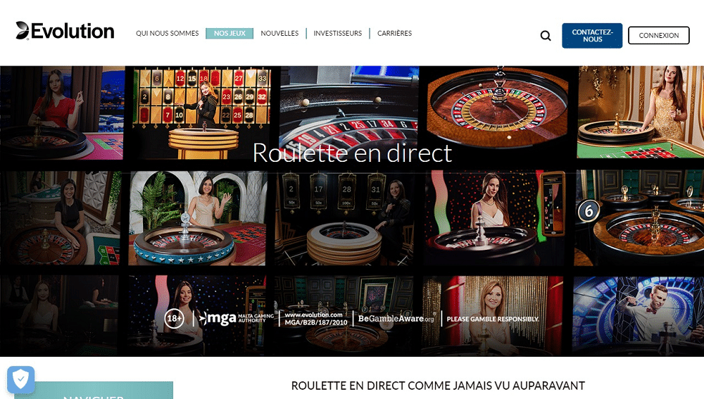 Roulette Salon Privé - Evolution Gaming