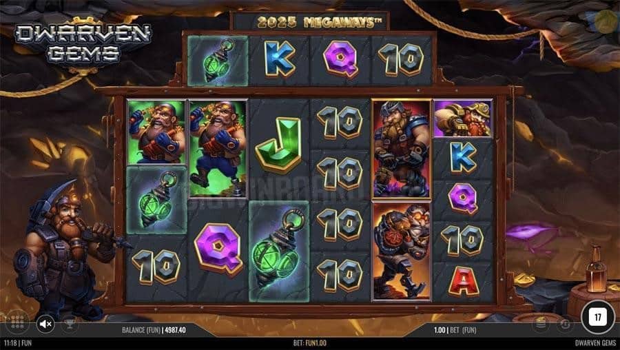 conception Dwarven Gems Megaways
