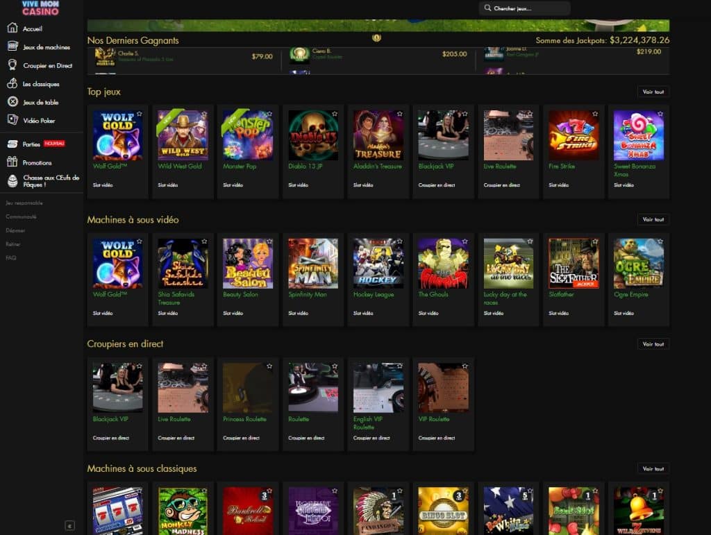 jeux casino sur vive mon casino