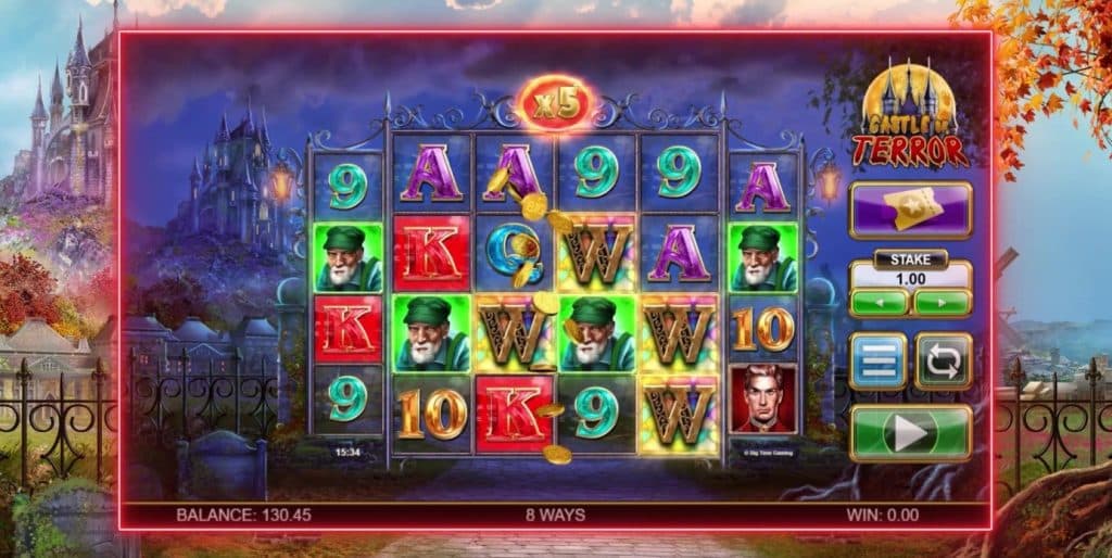 Castle of Terror slot symboles