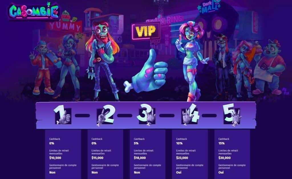 programme vip Casombie