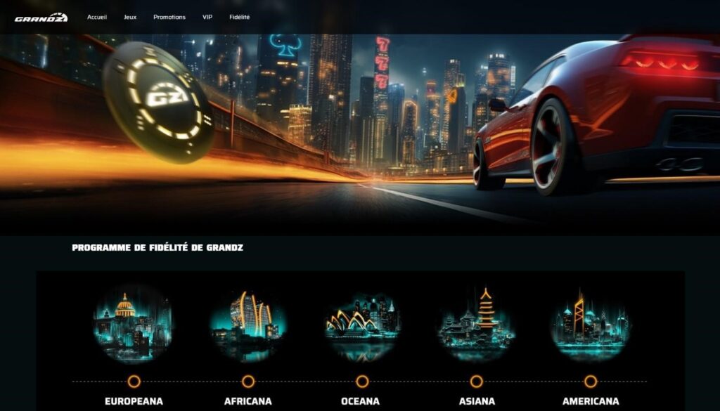 programme de fidélité grandz casino