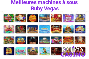 meilleures machines à sous Ruby Vegas