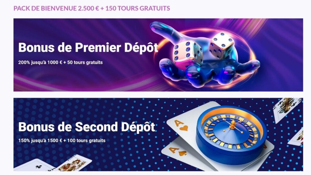 Europe Fortune pack bienvenue