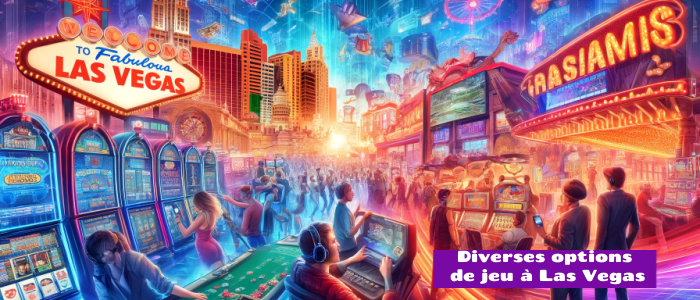 diverses options de jeu à Las Vegas