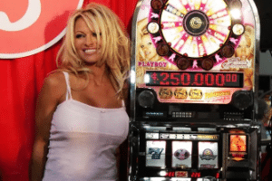 Pamela Anderson machine a sous